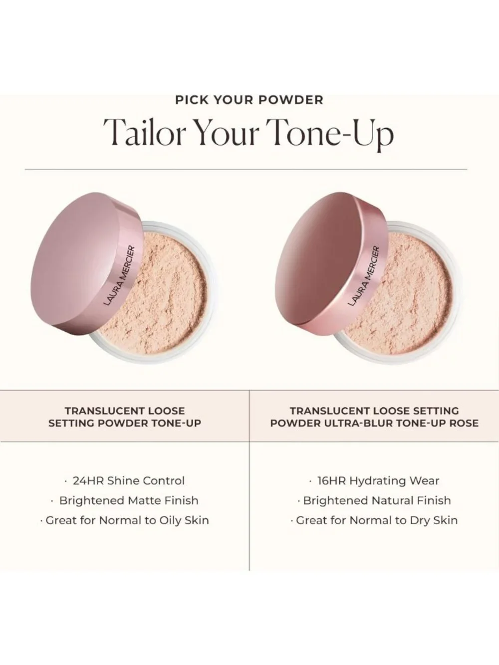Ultra-Blur Translucent Setting Powder - Rose Shade, Lightweight, 0.7 oz